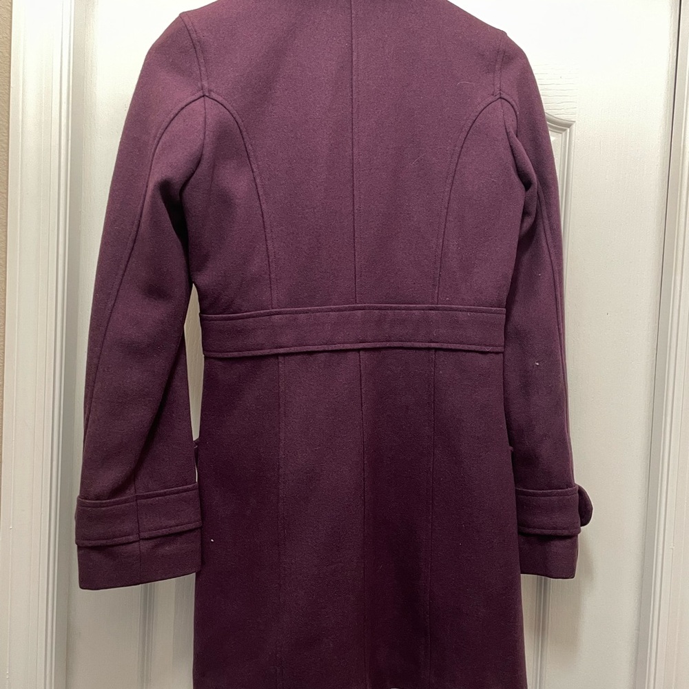 Tulle long mid weight coat